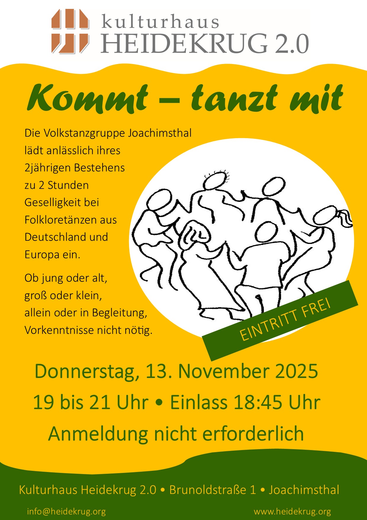 Offenes Tanzen mit der Volkstanzgruppe